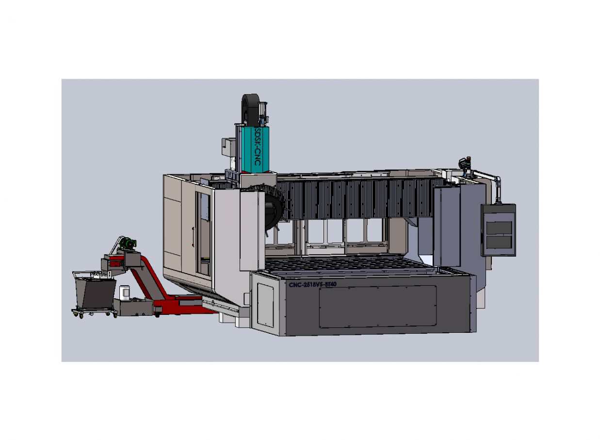 龍門加工中心SDSK2518V5-BT40數(shù)控機床技術規(guī)格書